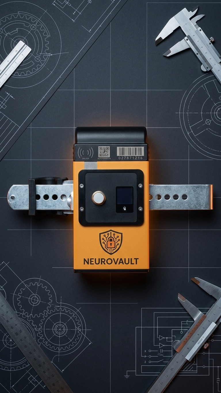 NeuroVault NV705A cable padlock for trailers and containers